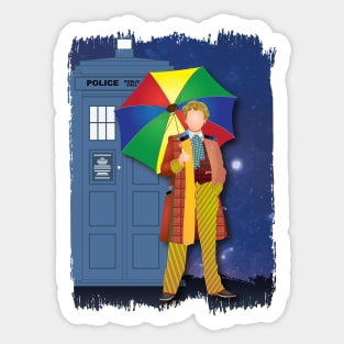 6th Doctor Sticker